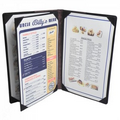 Bonded Leather Book Style 4 View Menu Cover (8 1/2"x14")